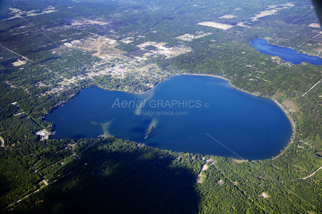 East Twin Lake in Montmorency County, Michigan